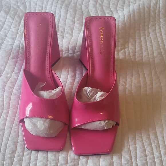 Miss Lola Shoes Lemonade Block Heels Poshmark